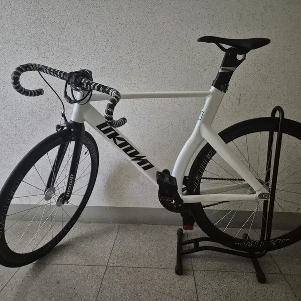 [BUNJANG] Unknown Pixie Fixed Gear Bicycle - White (L Size) / 언노운 픽시 자전거 화이트(L 사이즈)