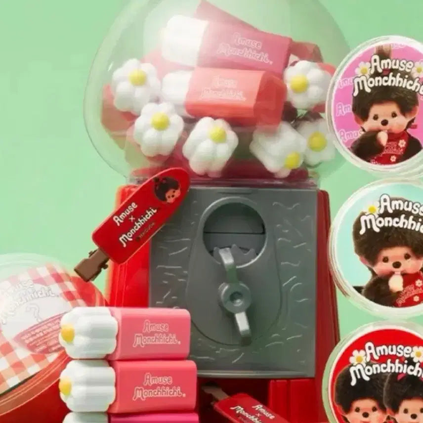 [BUNJANG] Amuse Monchhichi Mini Gacha Neutral Set, Dasique Fruity Lip Jam Fig Jam, 2A N Bear Flash Gloss Bundle / 어뮤즈 몬치치 미니 가챠 뉴트럴세트,데이지크 프루티립잼 무화과잼 투에이엔