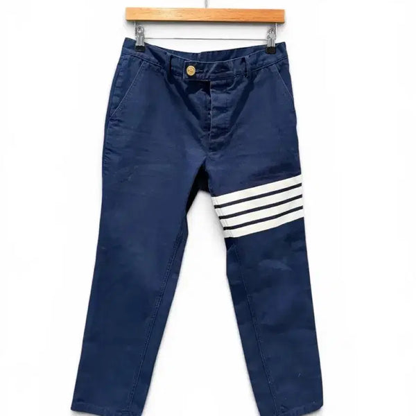 [BUNJANG] Thom Browne Navy Striped Trousers Size 2 / 2 / 톰브라운 네이비 사선 팬츠