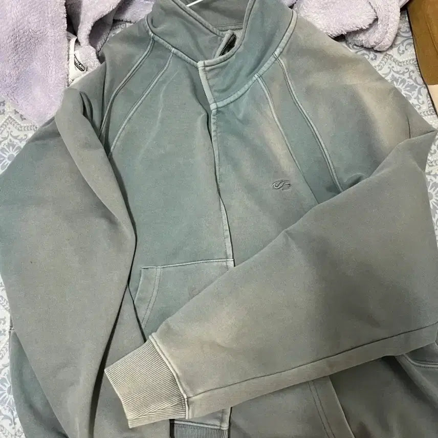 [BUNJANG] Oversized Fit Zip-Up Hoodie (Small) / 후드집업