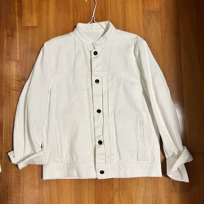 [BUNJANG] White Denim Jacket / 화이트 데님자켓