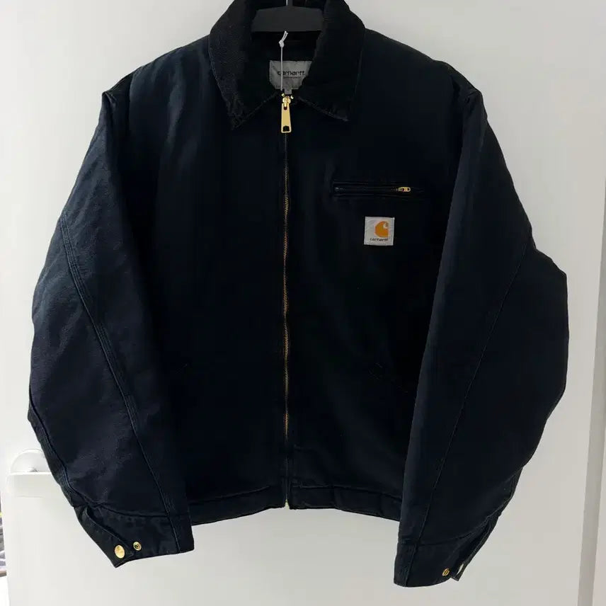 [BUNJANG] Carhartt WIP OG Detroit Jacket Black Stone Canvas M / 칼하트 WIP OG 디트로이트 자켓 블랙 스톤 캔버스 M 새상품