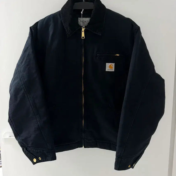 [BUNJANG] Carhartt WIP OG Detroit Jacket Black Stone Canvas M / 칼하트 WIP OG 디트로이트 자켓 블랙 스톤 캔버스 M 새상품