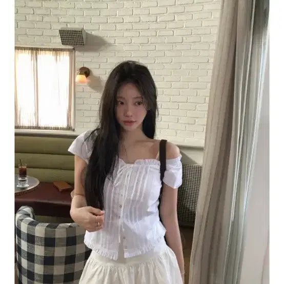 [BUNJANG] Leeds Emma Ribbon Blouse / 샵리즈 leeds emma ribbon 블라우스