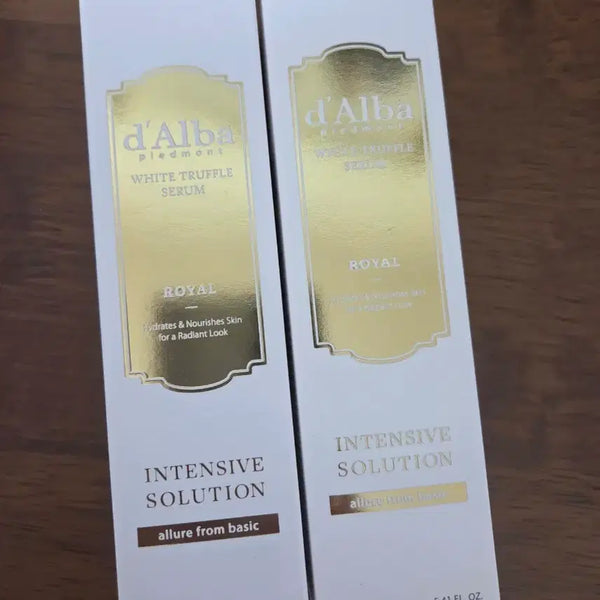 [BUNJANG] d'Alba White Truffle Serum Royal 160ml Set (2 Count, Unsealed) / 달바 화이트 트러플 세럼 로얄 160ml 2개세트 미개봉