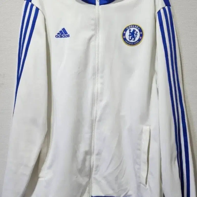 [BUNJANG] Adidas Chelsea Jersey Track Top Full Zip Size L / 아디다스 대장 첼시 유니폼 트랙탑 져지집업 100/L
