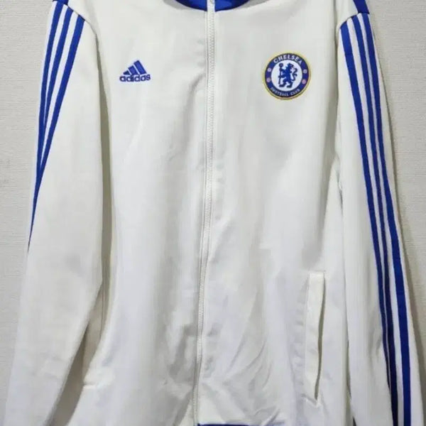 [BUNJANG] Adidas Chelsea Jersey Track Top Full Zip Size L / 아디다스 대장 첼시 유니폼 트랙탑 져지집업 100/L