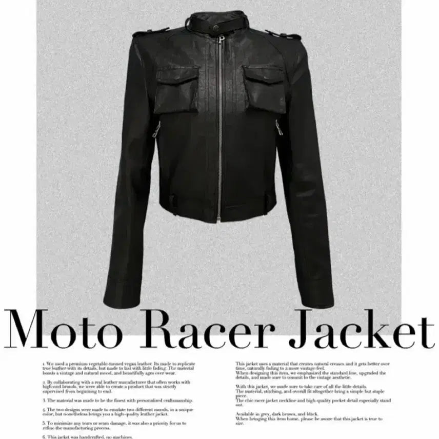 [BUNJANG] Fade Jade Moto Racer Jacket Black / 페일제이드 모토레이서 자켓 블객