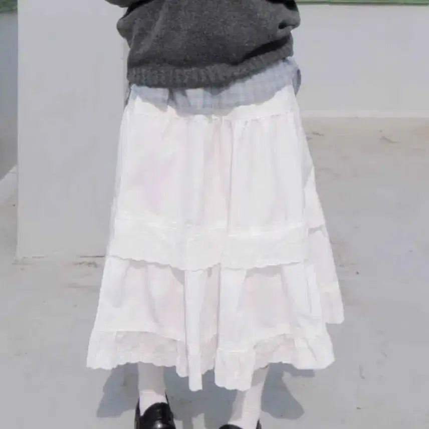 [BUNJANG] Merinote A-Line Skirt / 메리노트 A라인 스커트