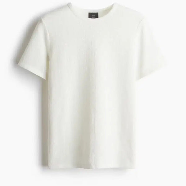 [BUNJANG] H&M White Short Sleeve T-Shirt (New) / 새상품) h&m 반팔 티