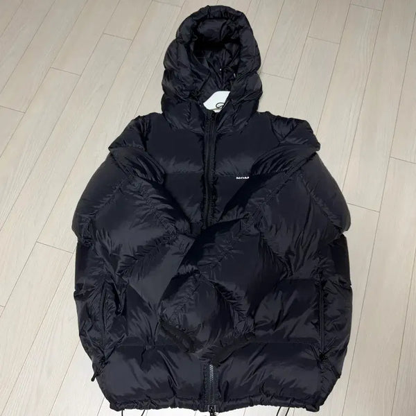 [BUNJANG] No Manual Division Hooded Duck Down Padded Jacket / 노매뉴얼 디비젼 division 후디드 덕다운 패딩