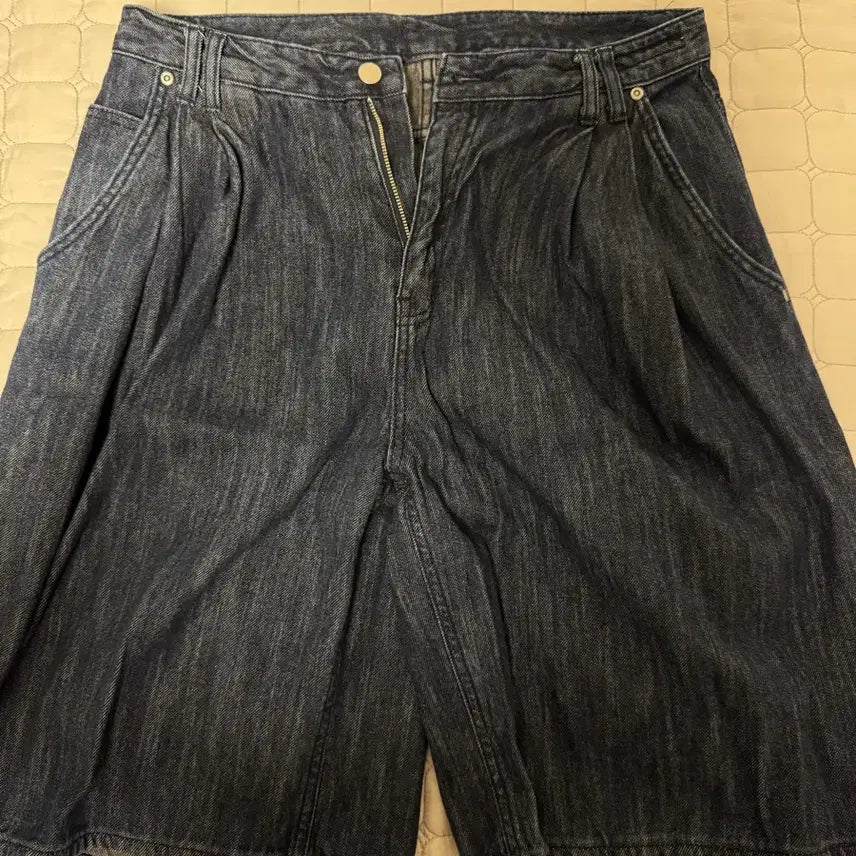 [BUNJANG] In tempo mood SS Rope Bermuda Pants - Dark Blue / 인템포무드 SS 로프 버뮤다 팬츠_다크블루