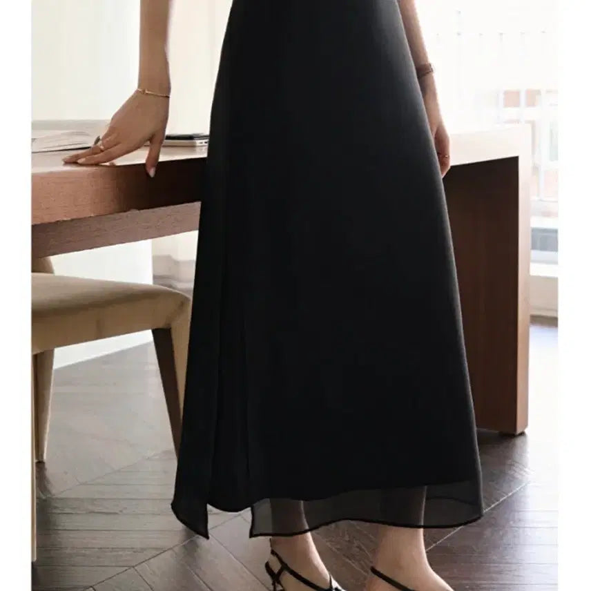 [BUNJANG] Arte Layer Summer Skirt Black S / 아르테 레이어 썸머 스커트 블랙 s