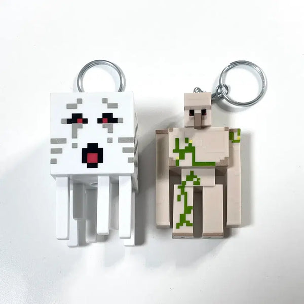 [BUNJANG] Minecraft Golem Gast Figure Keyring Gacha Strap / 마인크래프트 마크 골렘 가스트 피규어 키링 가챠 스트랩