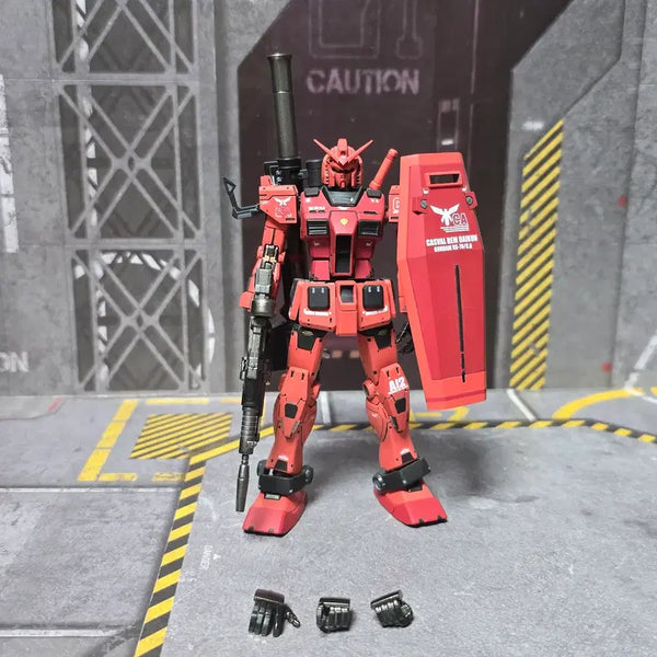 [BUNJANG] Custom Painted HG The Origin Gundam (Char's Custom Color) / [도색작] HG  디오리진 건담 (캬스발 전용기 컬러)