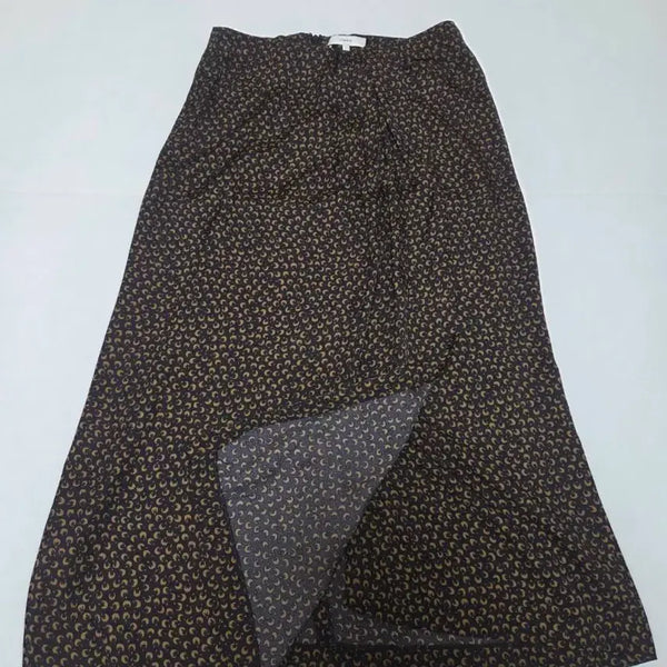 [BUNJANG] Vince Women's Brown Pattern Rayon Blend Skirt / 빈스 여성 브라운패턴 인견혼방 치마 44-55