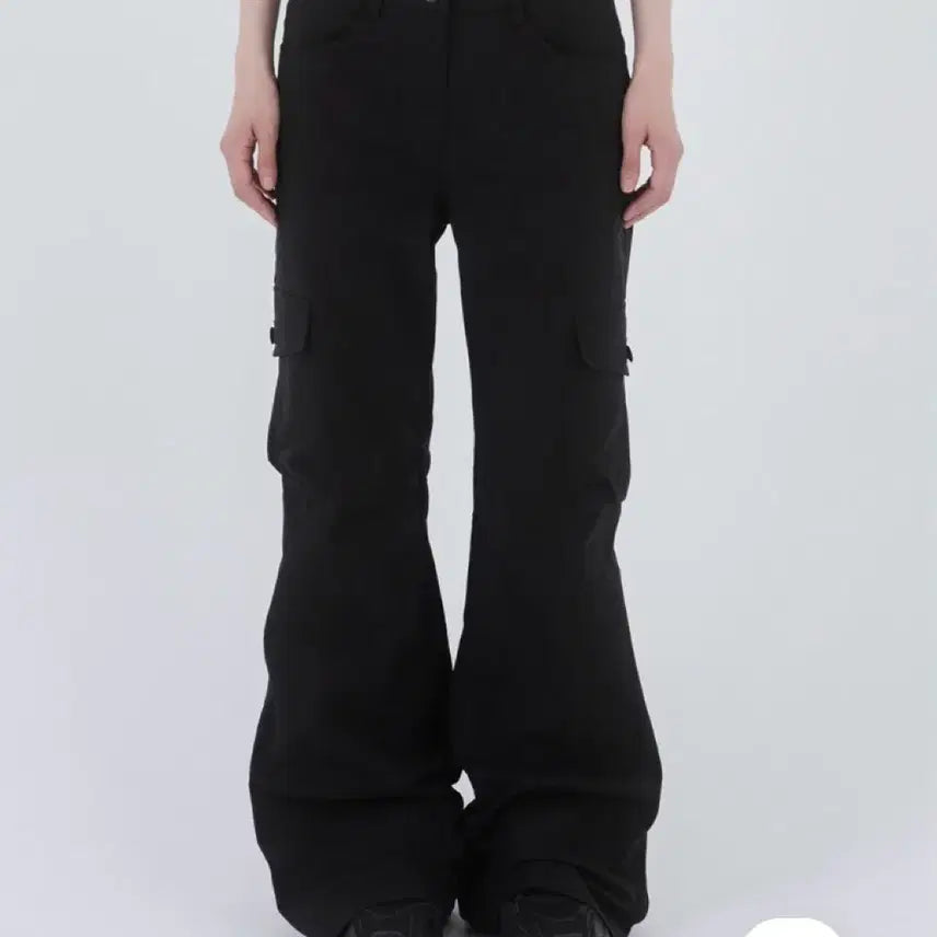 [BUNJANG] Miseki Seoul Pocket Cargo Bootcut Pants Size 2 / 미세키서울 포켓 카고 부츠컷 팬츠 사이즈2