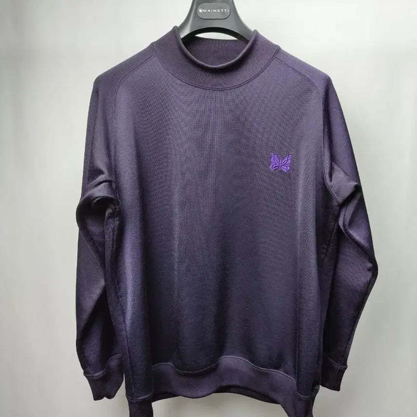 [BUNJANG] Needles Mock Neck Sweatshirt Purple S / 니들스 모크넥 스웻 퍼플 s