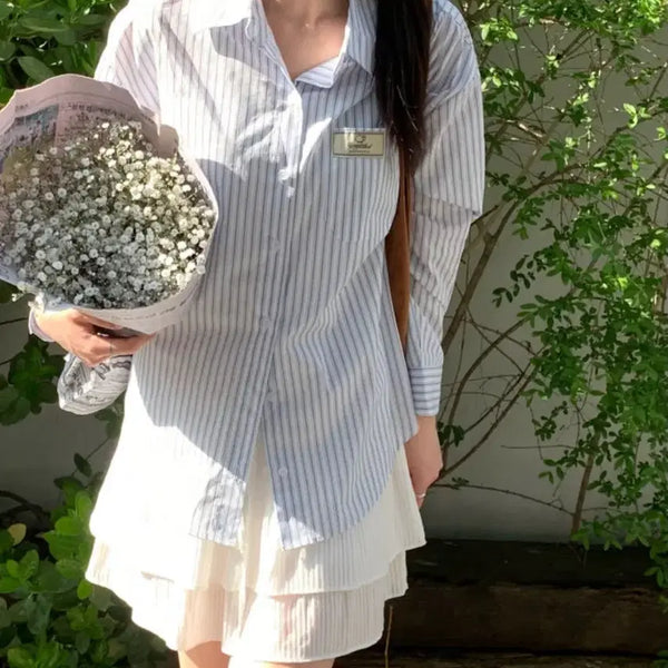 [BUNJANG] Season Plate Letter Shirt / 시즌플레이트 letter shirt