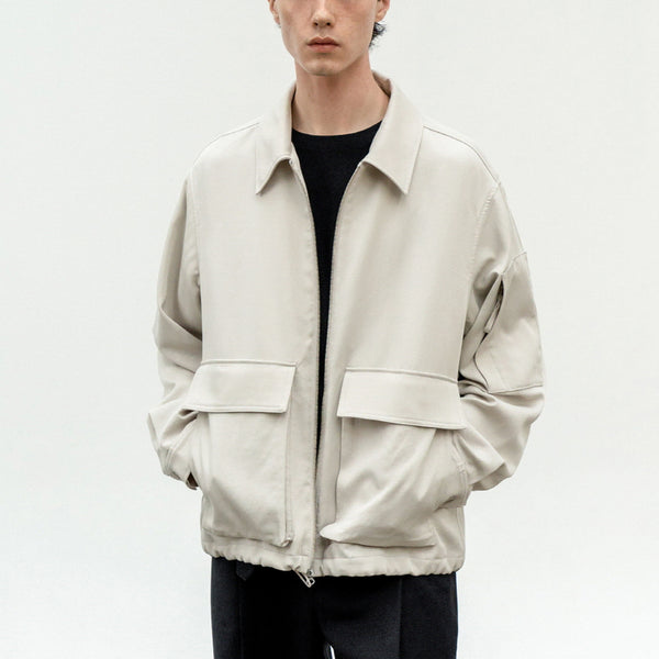 [BUNJANG] INSILENCE Drape Flight Blouson CREAM / L)인사일런스 드레이프 플라이트 블루종 CREAM 판매