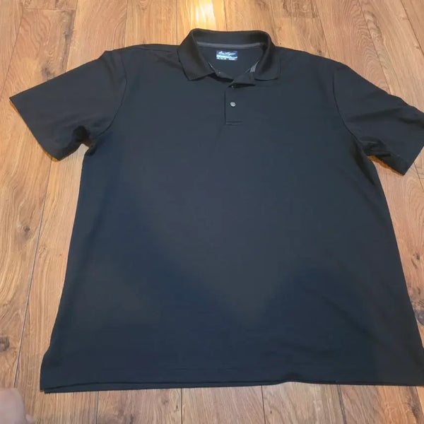 [BUNJANG] Ben Hogan Men's Golf Performance Pique Polo Shirt - Black (US XL) / Ben hogan 벤호건 남성골프 기능성 카라티셔츠 사이즈 US XL