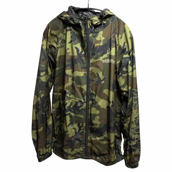 [BUNJANG] Stussy Camo Windbreaker Jacket L / 스투시 카모 윈드브레이커 바람막이 L
