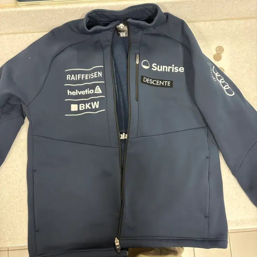 [BUNJANG] Descente SwissSki Racing Full Zip Hoodie / Decente Swissski 집업 (racing)