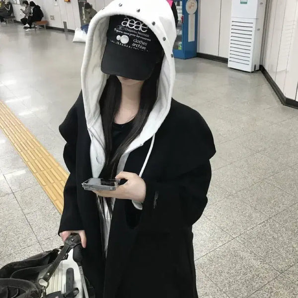 [BUNJANG] aeae Embroidered Cap Black / aeae 모자