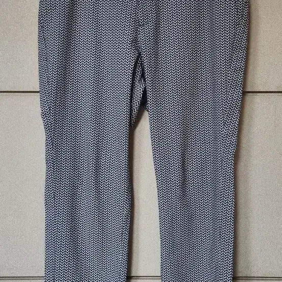 [BUNJANG] W.Angle Pattern Golf Pants Navy 88 / 와이드앵글 패턴골프 팬츠 네이비 88