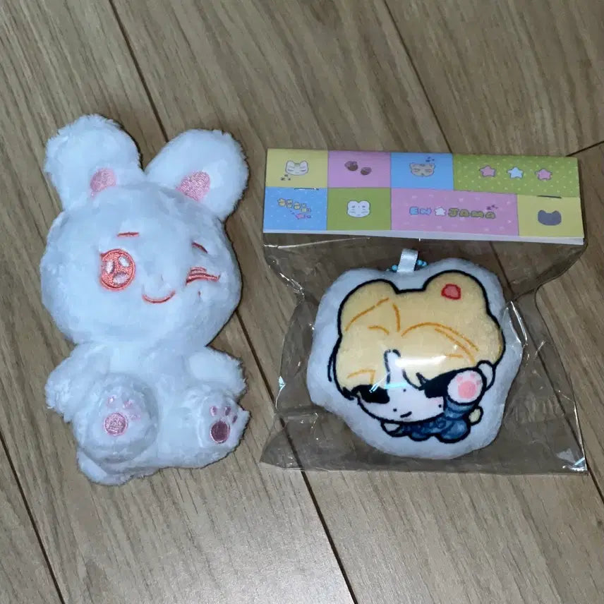 [BUNJANG] ENHYPEN Sunoo "Deonping" & "Haemhaemi" Cushion Keychain Bundle Set / 엔하이픈 선우 인형 일괄 양도