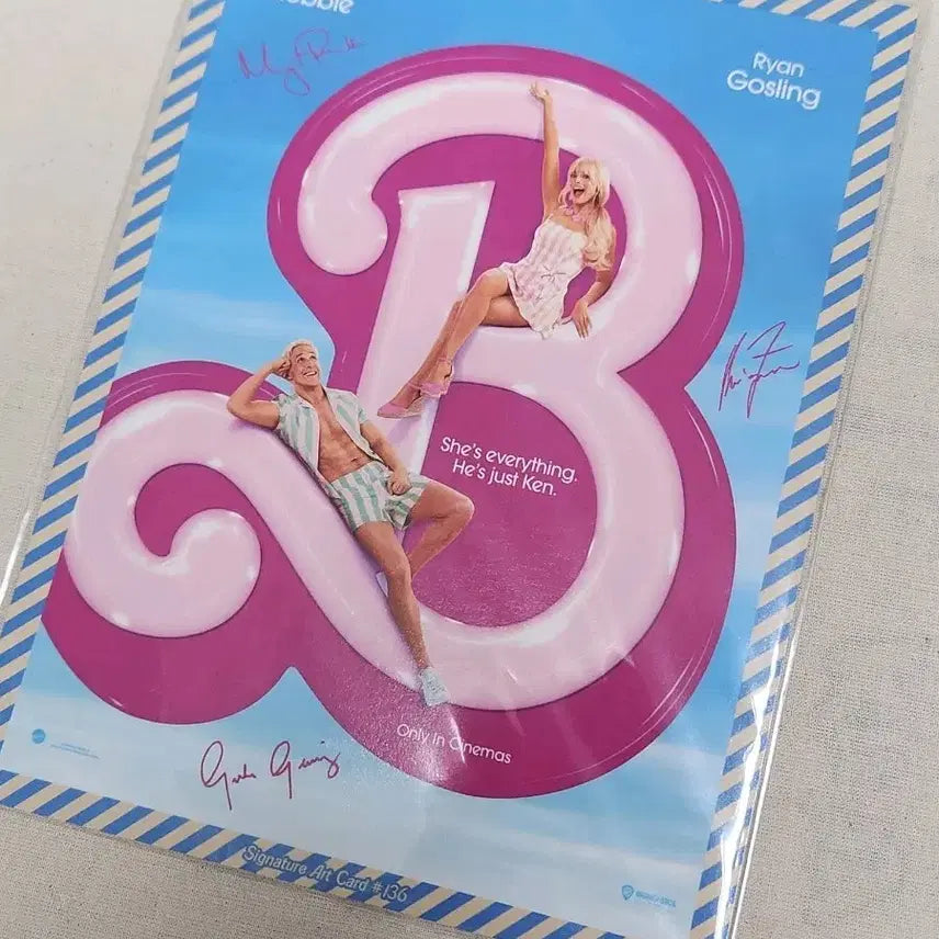 [BUNJANG] Lotte Cinema Signature Art Card Barbie / 롯데시네마 시그니처 아트카드 바비