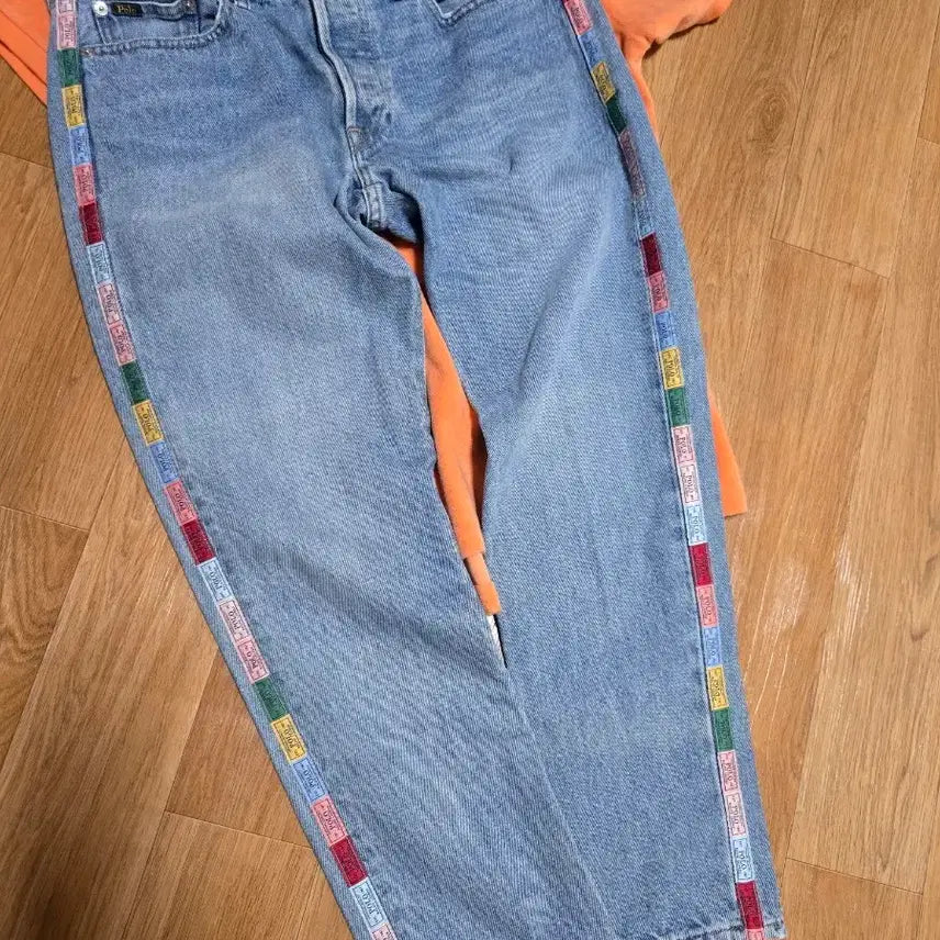 [BUNJANG] Polo Ralph Lauren Side Label Denim Pants / 폴로 랄프로렌 사이드 라벨 데님팬츠