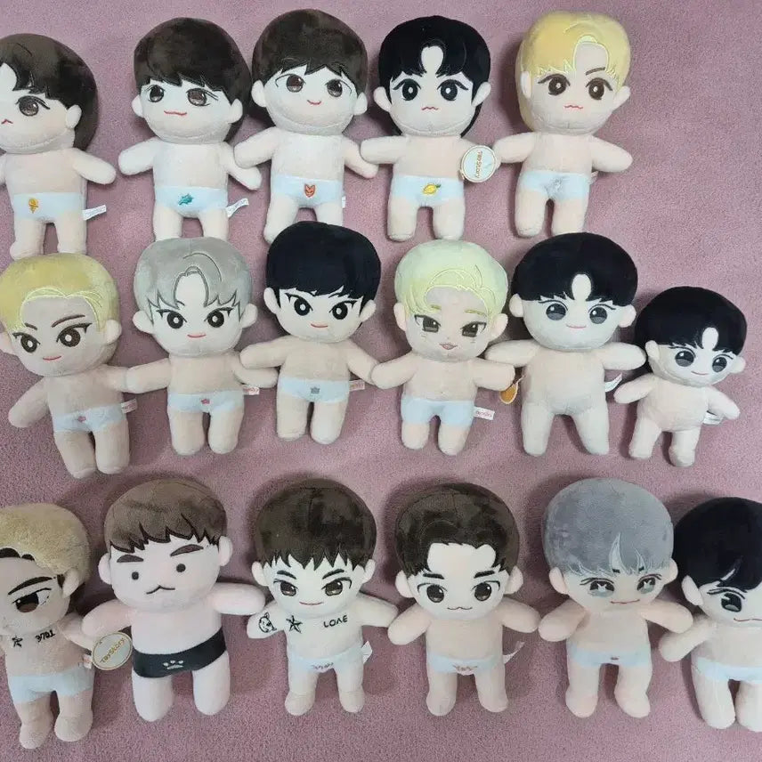 [BUNJANG] NU'EST Wanna One 20cm Doll and Clothes Bundle Set / 뉴이스트 워너원 20cm 인형 및 옷 일괄판매(이번주까지 판매)