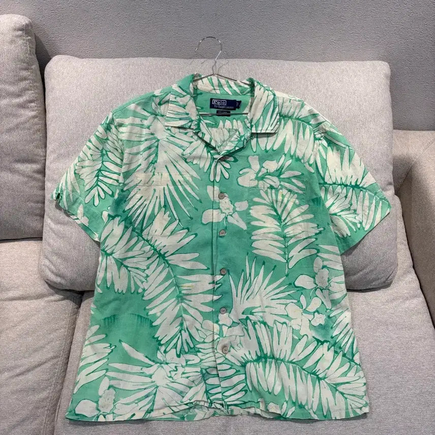 [BUNJANG] Polo Ralph Lauren Hawaiian Shirt / Polo Ralph Lauren 폴로 랄프로렌 하와이안 셔츠