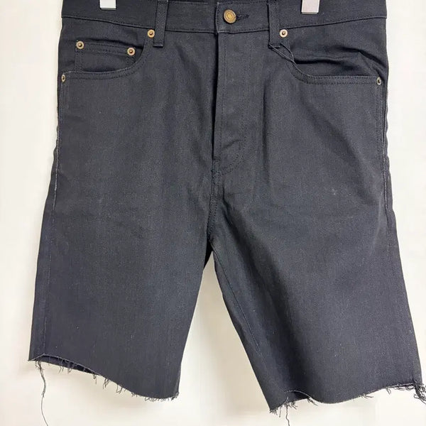 [BUNJANG] Saint Laurent Men's Black Denim Shorts Size 29 / 생로랑 남성 블랙 데님 반바지 29사이즈 국내 매장판 새상품