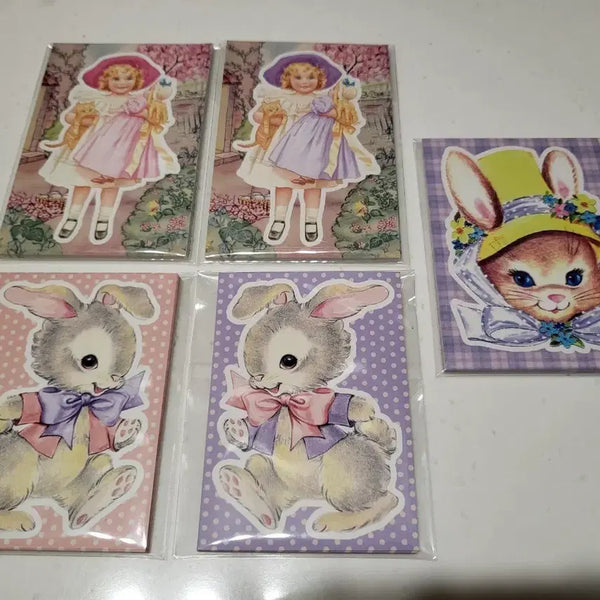 [BUNJANG] Scrapbooking Square Sticker Set (5 Types, Bundle) / 다꾸 사각 스티커 5종 일괄