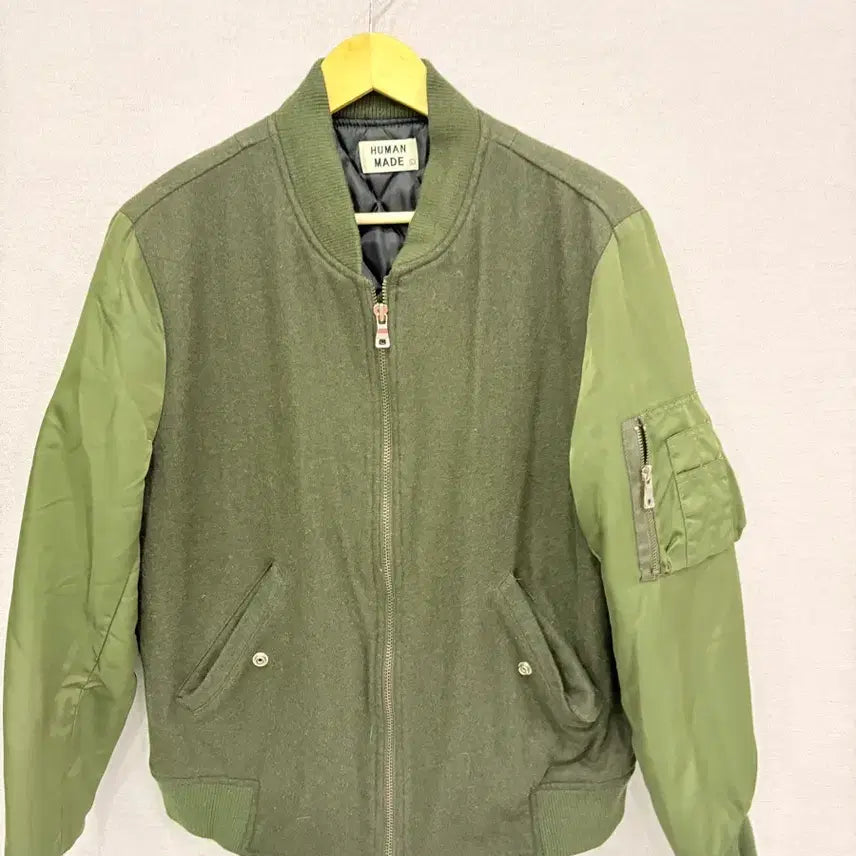 [BUNJANG] Human Made Bomber Jacket Khaki / 휴먼메이드 봄버 자켓 카키