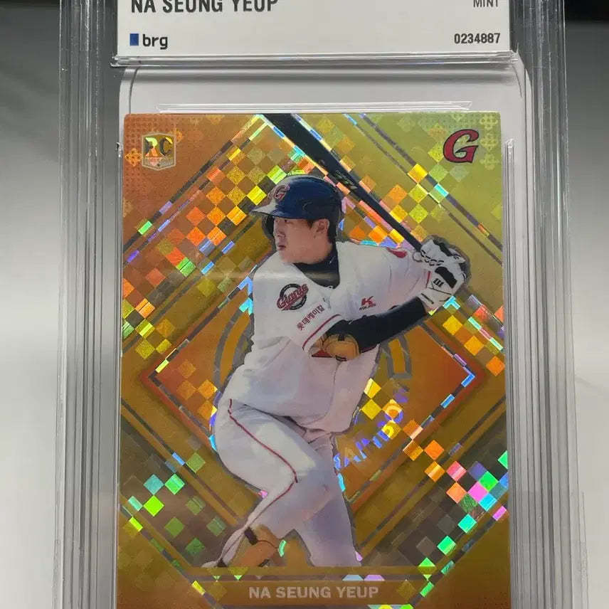 [BUNJANG] 2021 SCC Rainbow Na Seung Yeop Orange G16 Card Mint / 2021 SCC 레인보우 나승엽 카드 오렌지 G16 MINT 9