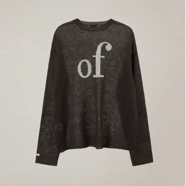 [BUNJANG] Overdue Flare Mohair Knit / 오버듀플레어 모헤어 니트
