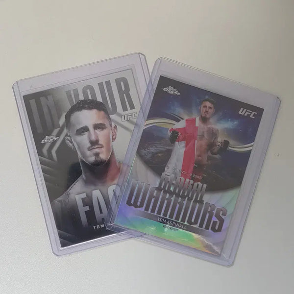 [BUNJANG] 2026 Topps Chrome UFC Tom Aspinall Insert Card 2-Card Lot Set / 2026 탑스 크롬 UFC 탐 아스피날 인서트 카드 2장랏 세트