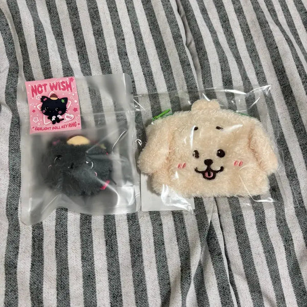 [BUNJANG] WISH Fanlight Face Keyring Kuri (Simple Unsealing) / 위시 팬라이트 얼굴 키링 쿠리 판매 (단순개봉)