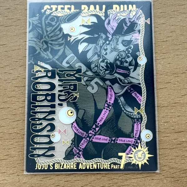 [BUNJANG] JoJo's Bizarre Adventure: Steel Ball Run Caravan Gilt Clear Card A - Mrs. Robinson / 죠죠 스틸볼런 카라반 금박 클리어 카드 A 미세스 로빈슨