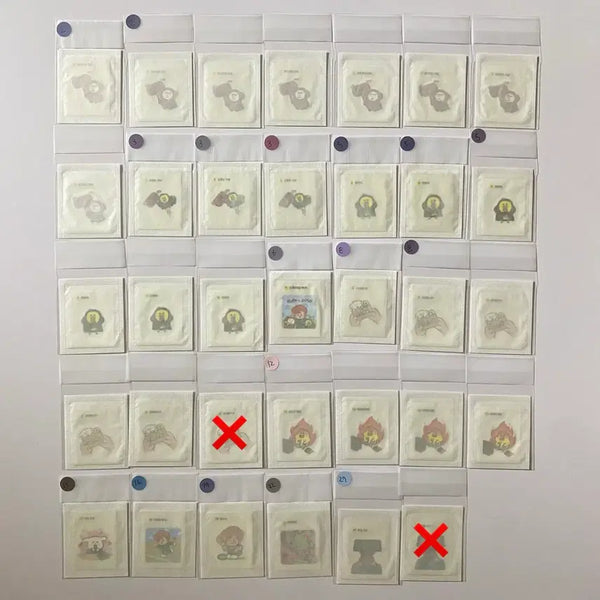 [BUNJANG] Squid Game Round 1 Sticker Set / 판매) 오징어게임 1탄 띠부씰 판매.