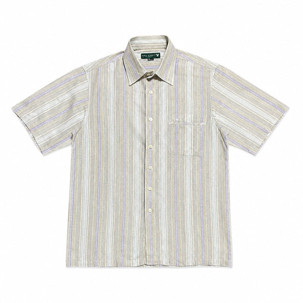 [BUNJANG] Lyle & Scott Stripe Short Sleeve Shirt / JPN 00s 일본빈티지 Y2K 아메카지 라일앤스콧 스트라이프 반팔 셔츠