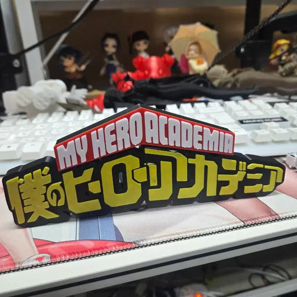 [BUNJANG] My Hero Academia Logo 3D Printed Display Figure / 나히아 나의히어로아카데미아 로고 3d프린터