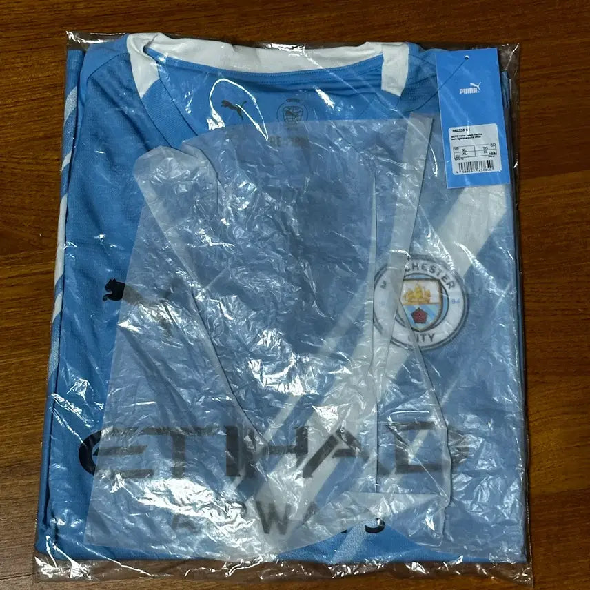 [BUNJANG] Manchester City 25-26 Home Authentic Jersey (No Name, XL) / 25-26 맨시티 홈 노마킹 유니폼 정품 새상품 국내XL