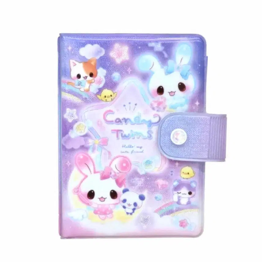 [BUNJANG] Heisei Fancy Candy Twins Seal Binder Diary 6-Hole / 헤이세이 팬시 캔디 트윈스 씰바인더 다이어리 6공