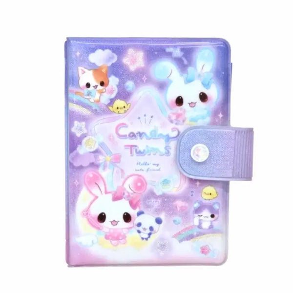 [BUNJANG] Heisei Fancy Candy Twins Seal Binder Diary 6-Hole / 헤이세이 팬시 캔디 트윈스 씰바인더 다이어리 6공