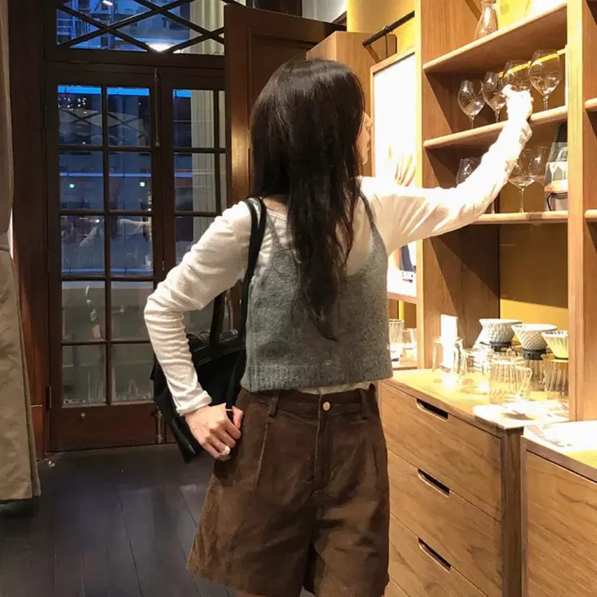 [BUNJANG] More Around Corduroy A-Line Shorts / 모어라운드 코듀로이 A라인 숏팬츠 M