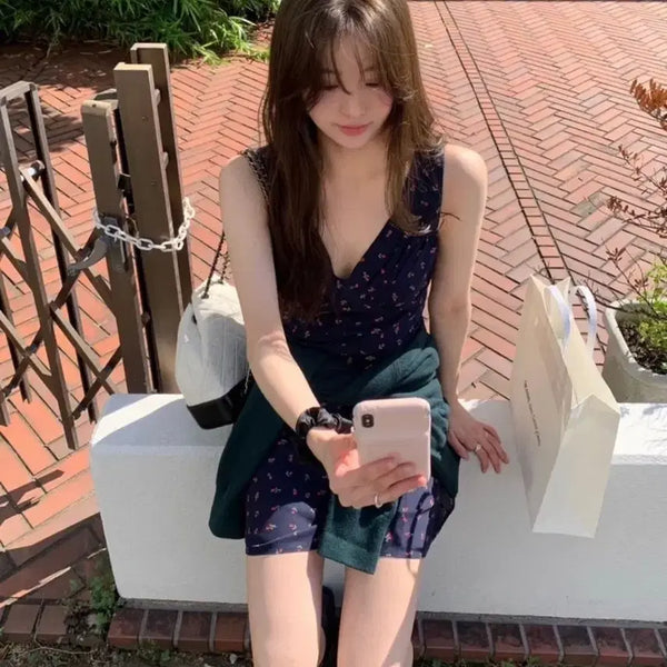 [BUNJANG] Yoonsulshop Verano Rosa Dress Navy / 윤슬샵 verano rosa 원피스